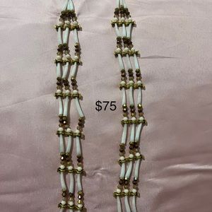 Native American Beaded Earrings-Ling.